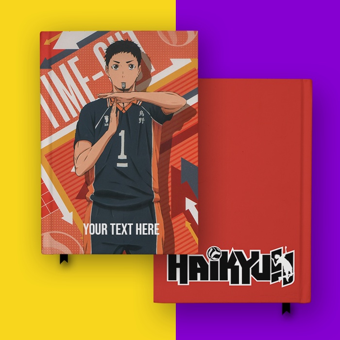 

Notebook Buku Catatan Anime Haikyuu Sawamura Daichi Time Out Hardcover Diary Jurnal Custom Nama