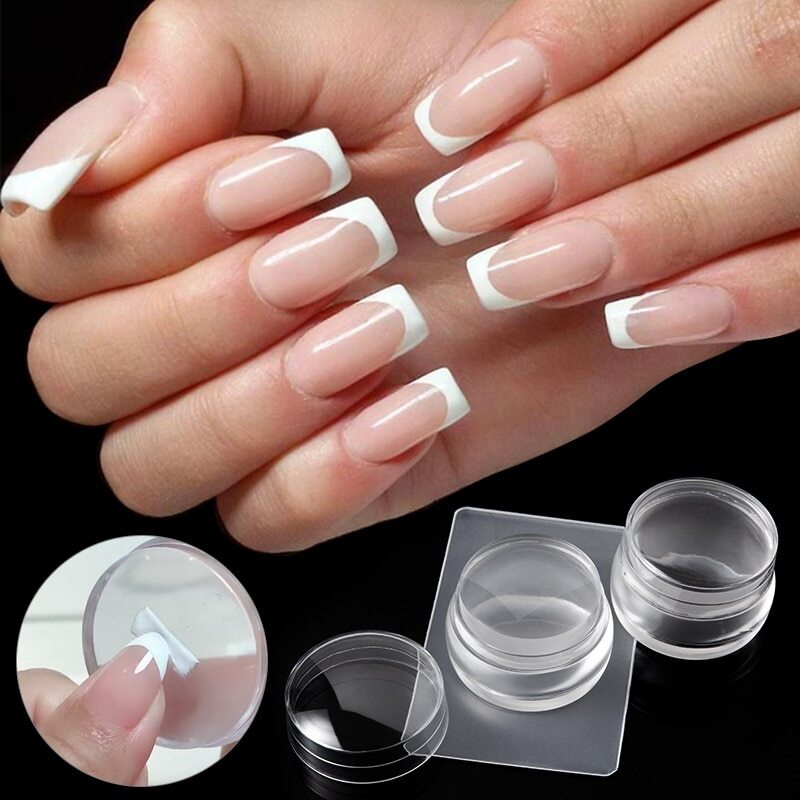 ORIGINAL Clear Nail Stamper for French Tip Nail Art