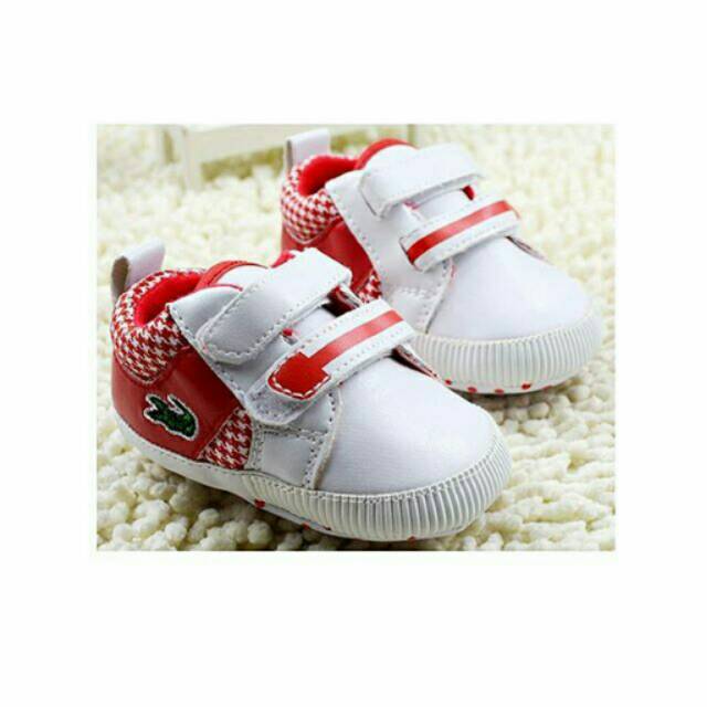 Lacoste Classic Red Prewalker Shoes