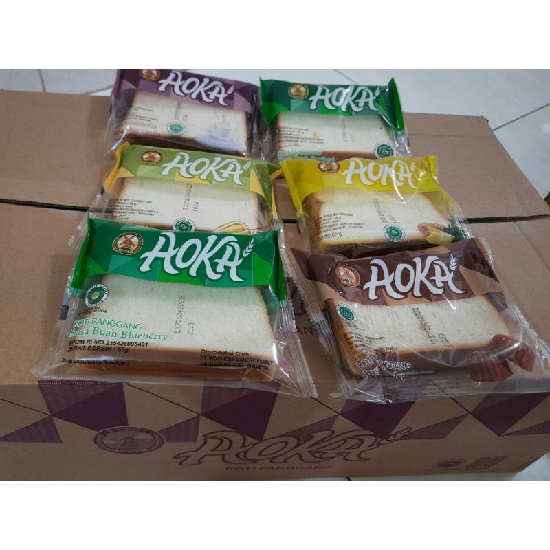 

Roti Aoka Mix 6 rasa Isi 60pc