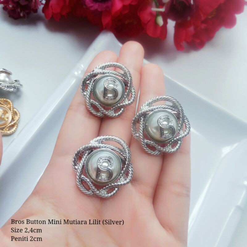 BROS BUTTONSCARVES KW / BROS B (PART 4)-mini lilit silver