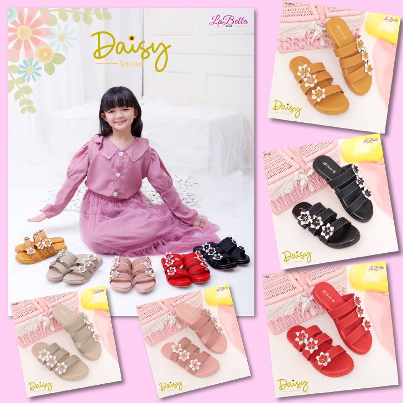 Sandal Anak | Daisy Sandal Anak | Sandal Cantik Lucu | Labella Feet