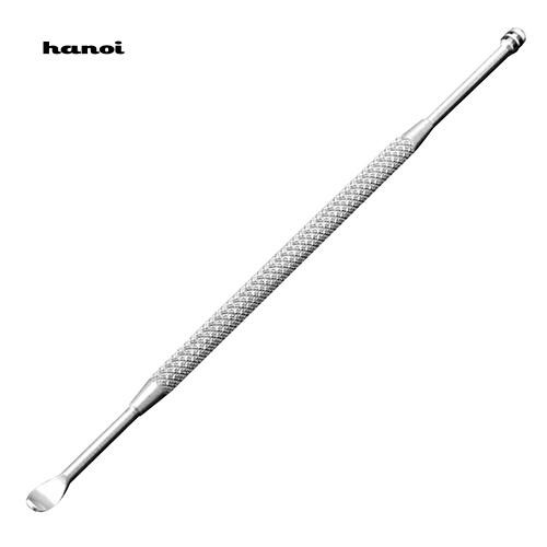 HN❤Earpick Pembersih Telinga Dua Kepala Bahan Stainless Steel