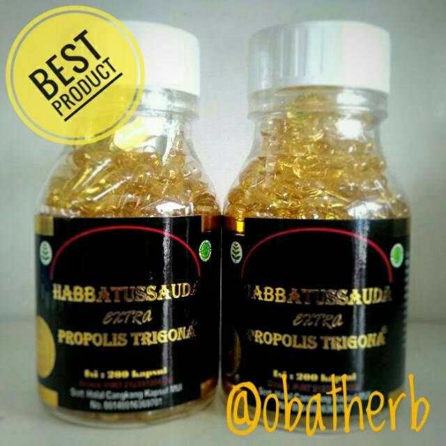 Habbatussauda Extra Propolis Trigona 200 Kapsul Indonesia