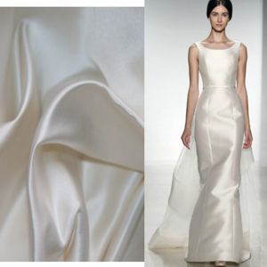 Kain Mikado Bridal Silk Bahan Satin Tebal Polos Meteran