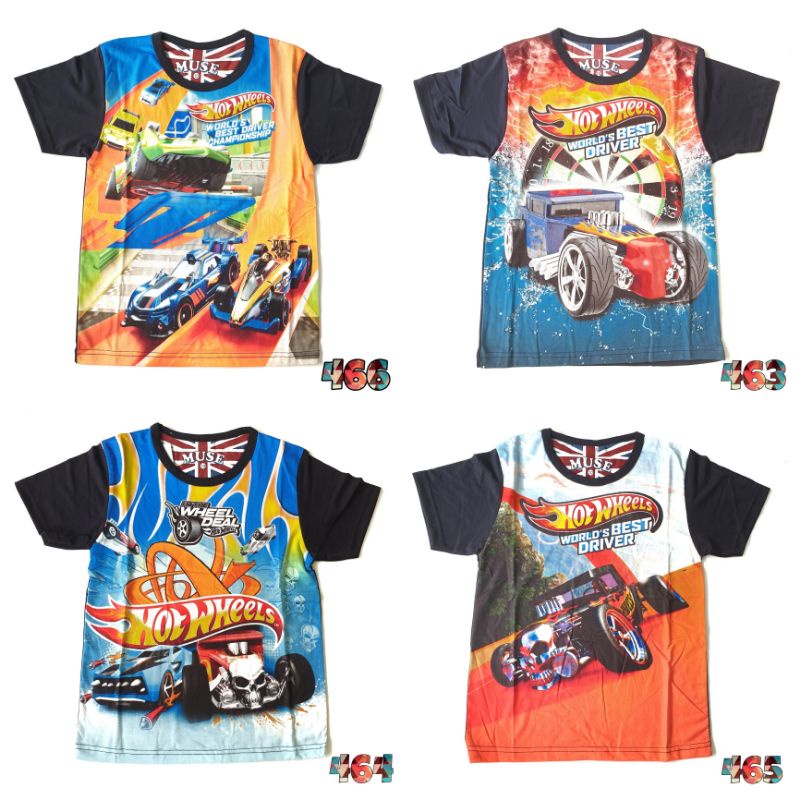 Muse Kaos Anak Hot Wheels