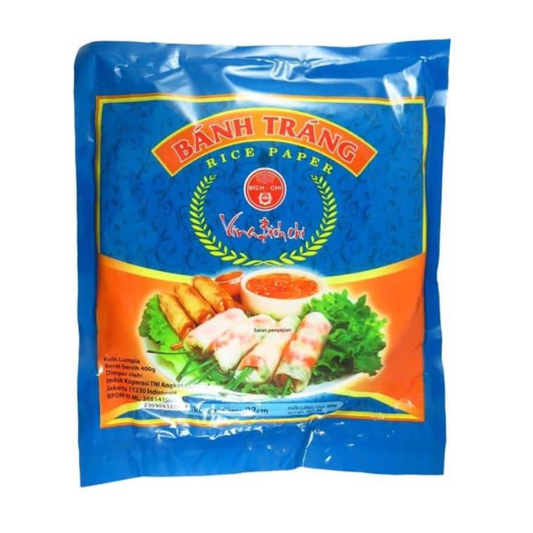 Banh Trang Vietnam Rice Paper 400gr Kulit Lumpia Salad Spring Roll Bici Bantrang Banhtrang