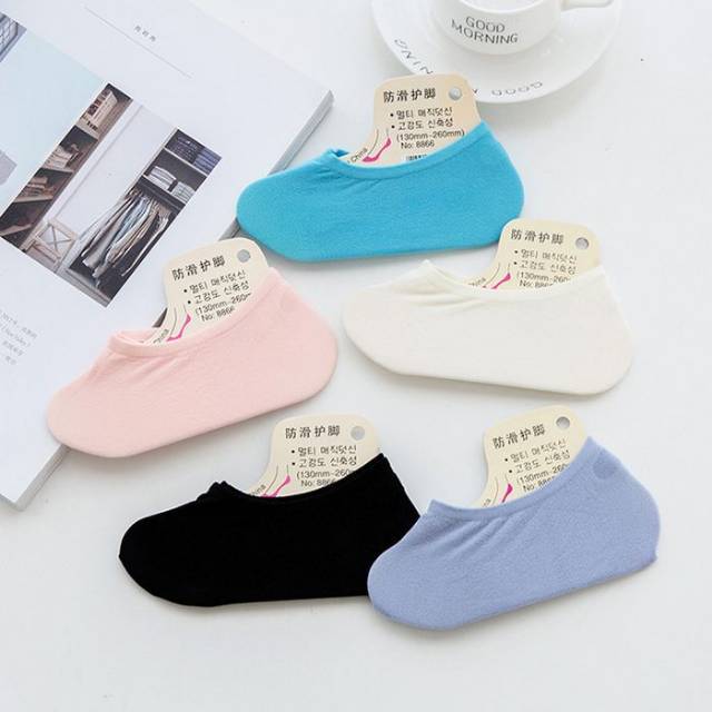 DC - Kaos Kaki Anti Slip Balet Fashion Unisex. Kaos Kaki Hidden Socks Breathable.