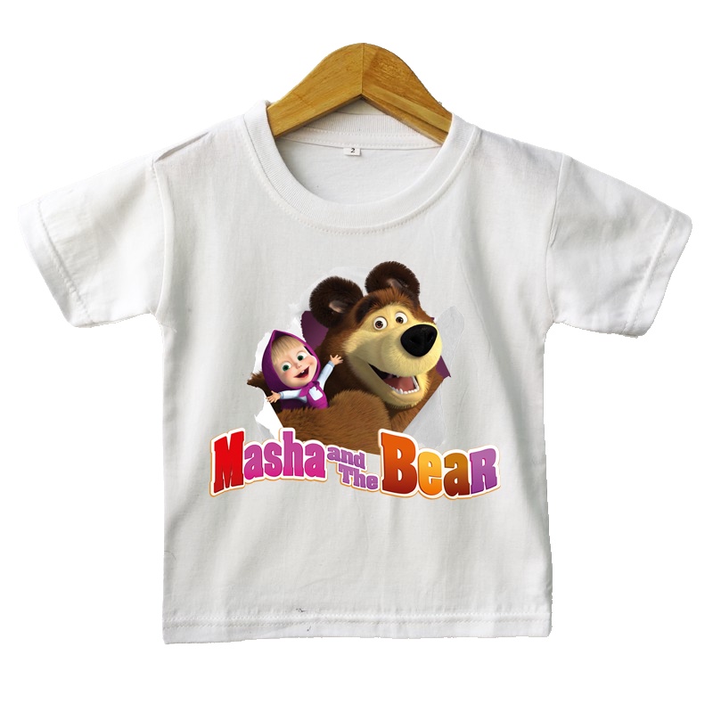 Baju Kaos anak Masha and the Bear 2.0