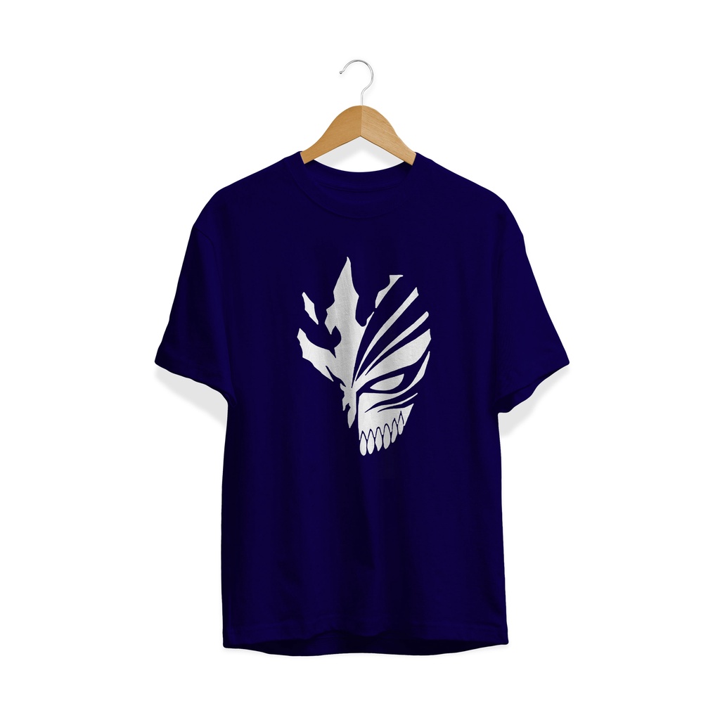 BAJU  KAOS BAJU ANIME BLEACH MASK DISTRO - KAOS DISTRO MURAH PREMIUM - T-SHIRT ANIME