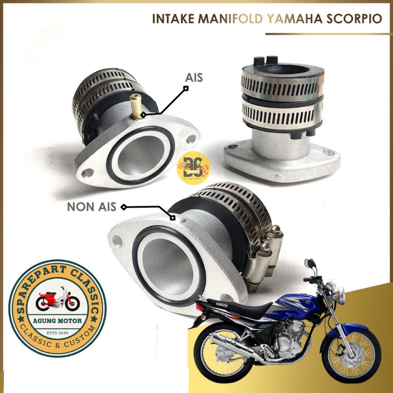 Intake manifold manipul manipol Scorpio karburator pe28 manipol scorpio pe28 SPACER SCORPIO PE28