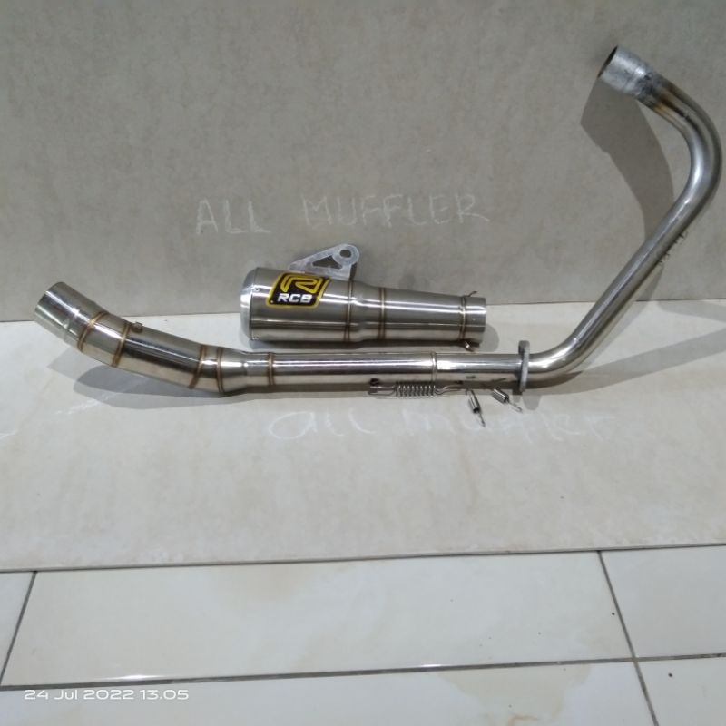 Knalpot Racing RCB Capsul Tiger fullset
