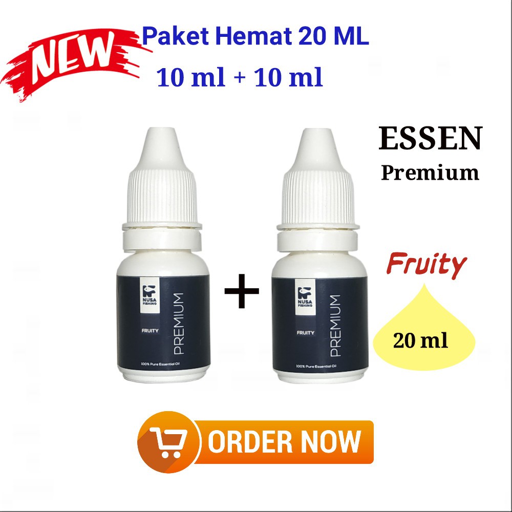 UMPAN MANCING ESSEN PREMIUM GALATAMA IKAN  BAWAL MAS BY NUSA FISHING AROMA FRUITY 20 ML