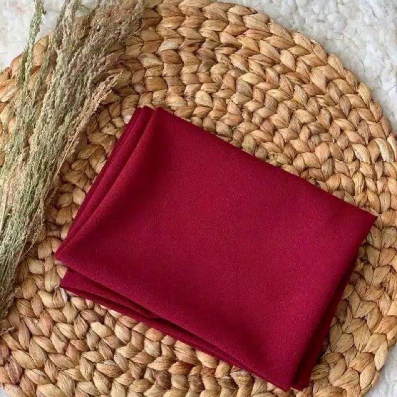 Pashmina tali PED ANTEM , bahan diamond , 170 x 75-Maroon