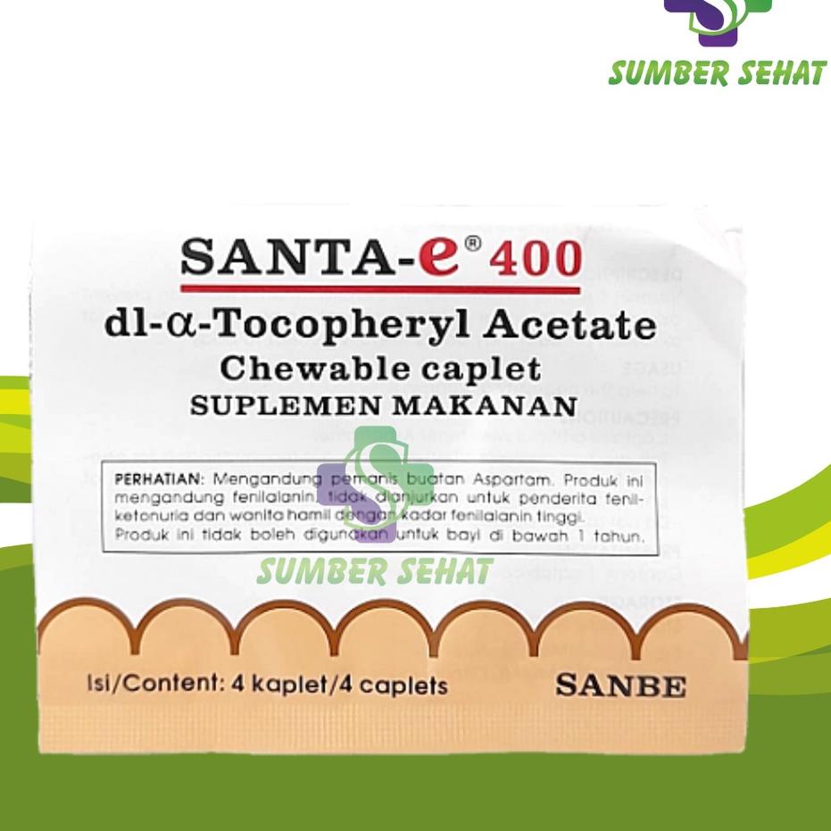 ♫ SANTA E 400 MG STRIP 4 TABLET ➭