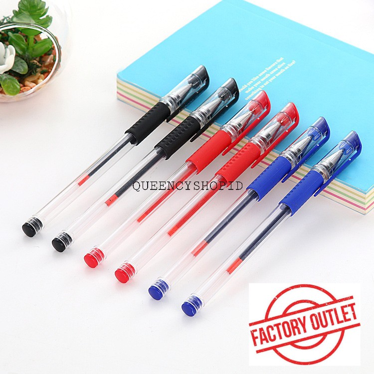 Pulpen/Pena Gel Mahasiswa Standart Tebal 0.5mm