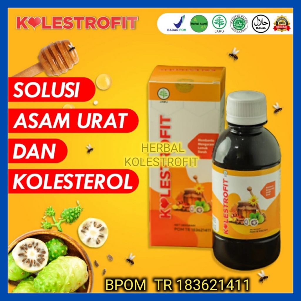 

Obat kolesterol madu herbal kolestrofit ampuh menurunkan menormalkan kadar kolestrol dan asam urat