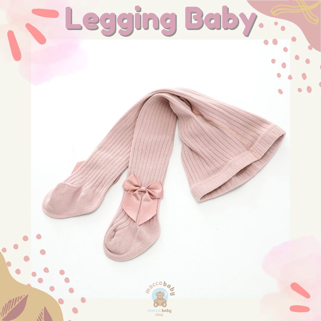 MBSS - LEGGING NICHIE Legging tutup kaki bayi /legging bayi import motif pita lucu