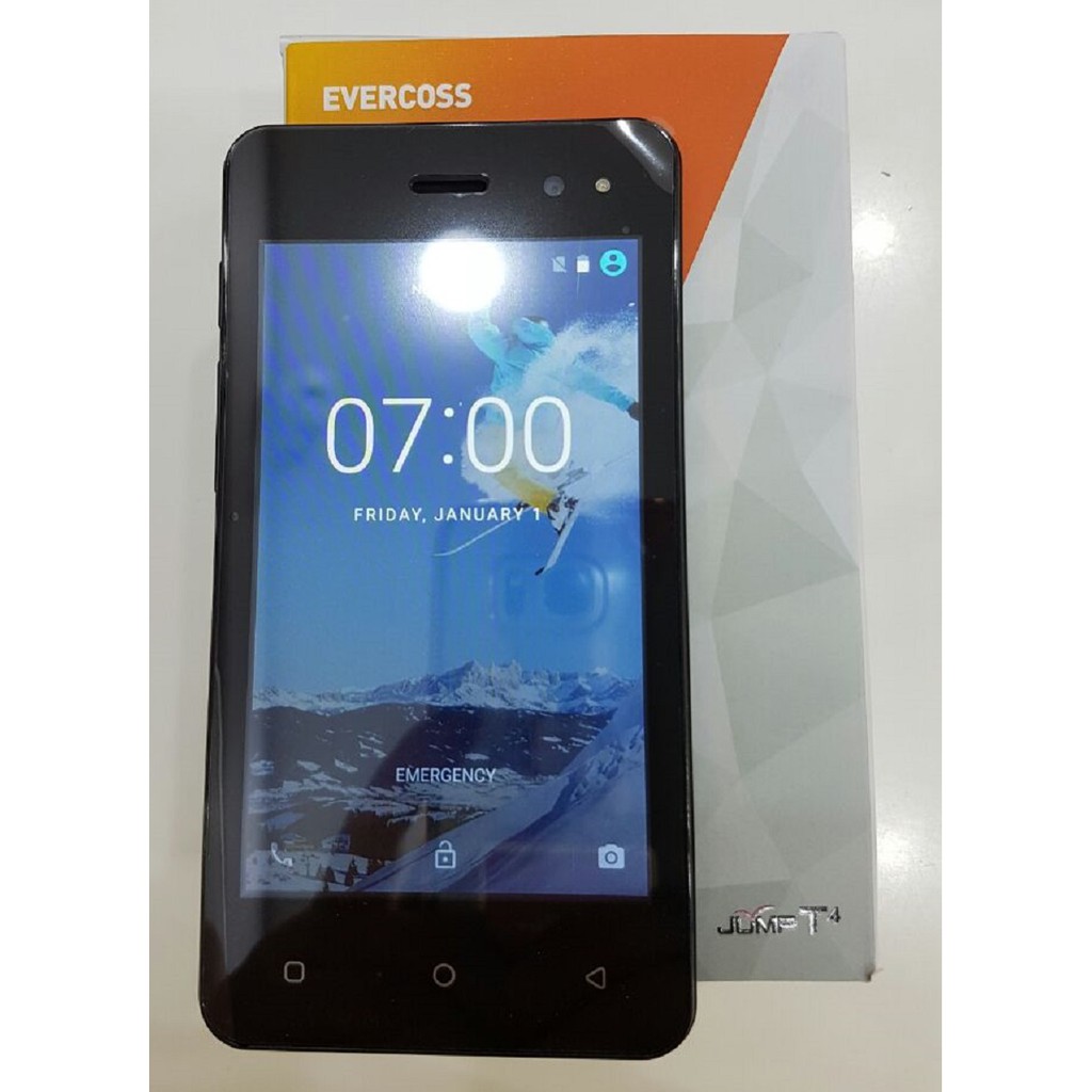 Evercoss A74j Jump T4 Quad Core 1 2 Ghz 4 Lcd 5mp 2mp Camera 3g Shopee Indonesia