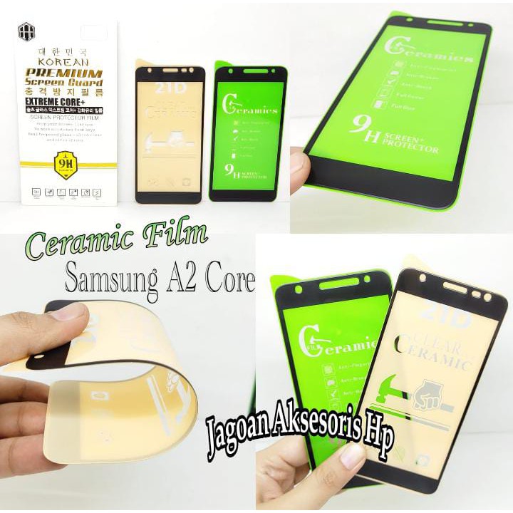 Tempered Glass CERAMIC Samsung A2 Core A260F 5.0 inch Nano Ceramic Not Broken