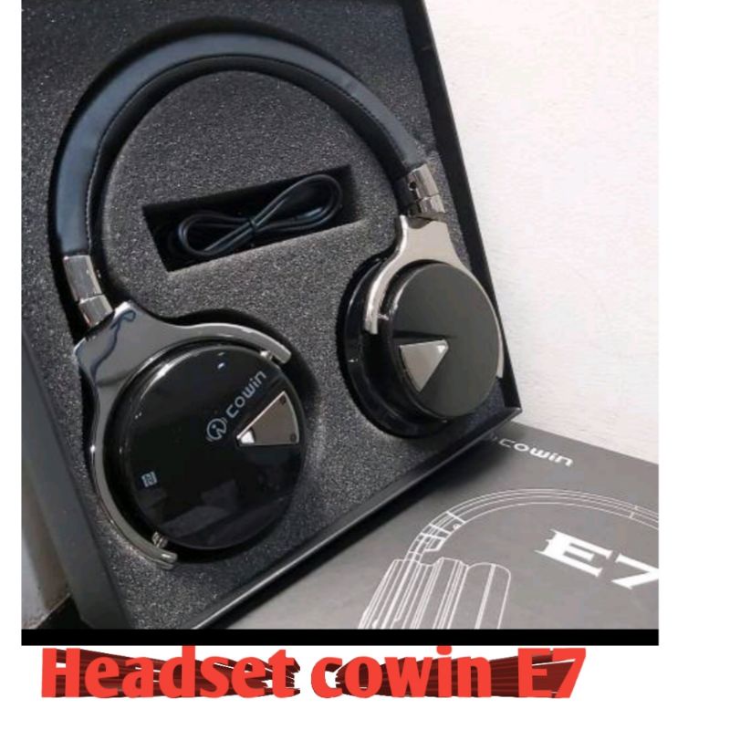 Headset Premium COWIN E7 second ori bluetooth headphone BASS nendang  UNLIMITED