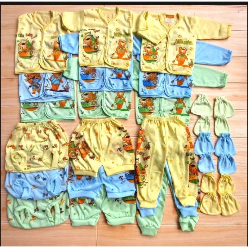 set baju/celana bayi murah+sarung tangan dan sarung kaki