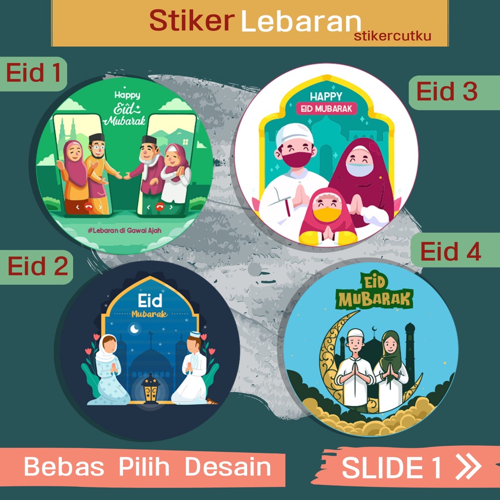 

Stiker Idul Fitri Stiker Lebaran Stiker Ramadhan Stiker Hampers Lebaran Stiker Idul Fitri Untuk Toples Stiker label 4 cm Vinyl Cromo Transparant Free Desain Sudah Di cutting Tinggal Tempel