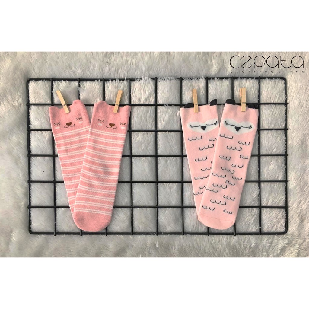 Kaos Kaki Bayi Lucu Laki Perempuan Korea Kekinian New Born karakter 3d