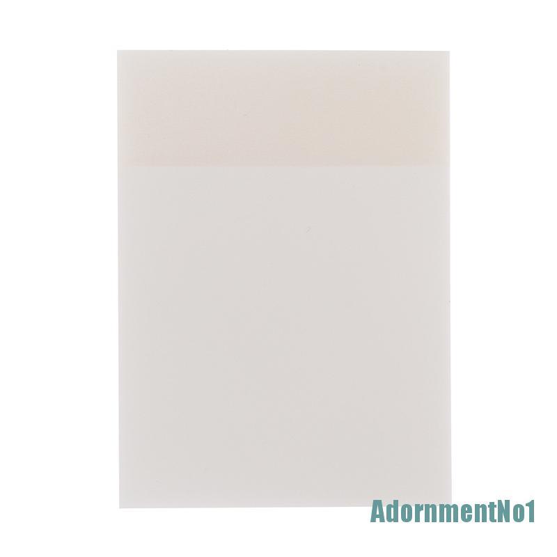 (AdornmentNo1) 50 Lembar Kertas Memo Sticky Note Transparan Anti Air