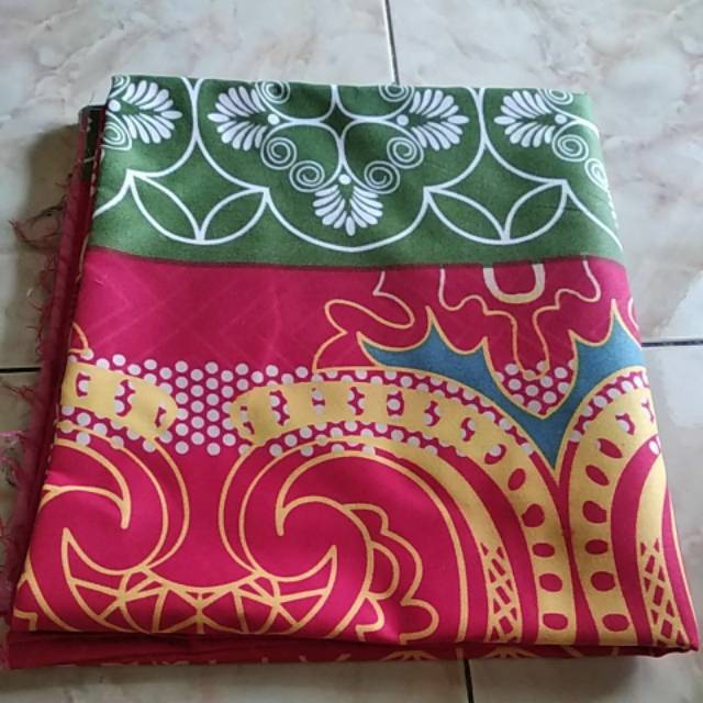 Kain sprei meteran katun disperse sisa 1 m