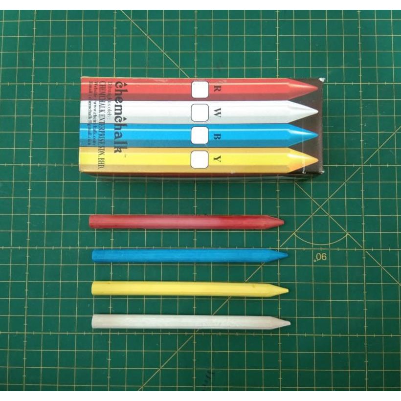Kapur Baju Chemchalk - Kapur Penanda Kain Bahan Isi 12bj