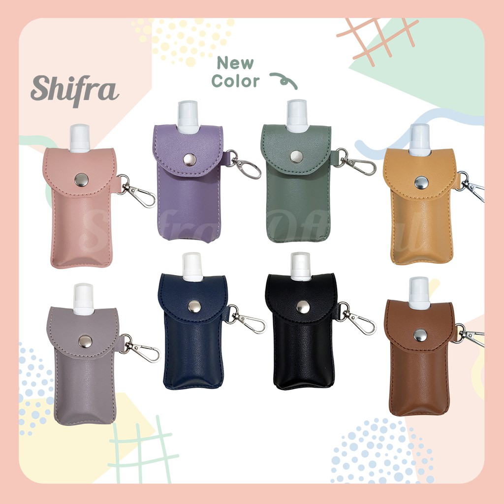 Shifra Pouch Hand Sanitizer Unik Lucu Polos (BOTOL SPRAY 60 ML)