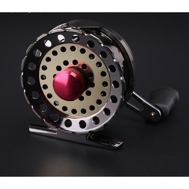 LEO Gulungan Reel Pancing Fly Fishing Full Metal Left Hand - LE101 - Black