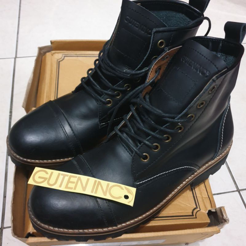 GUTEN INC PUNTONDAS DARK KNIGHT Sepatu Boots ukuran 41 / 8
