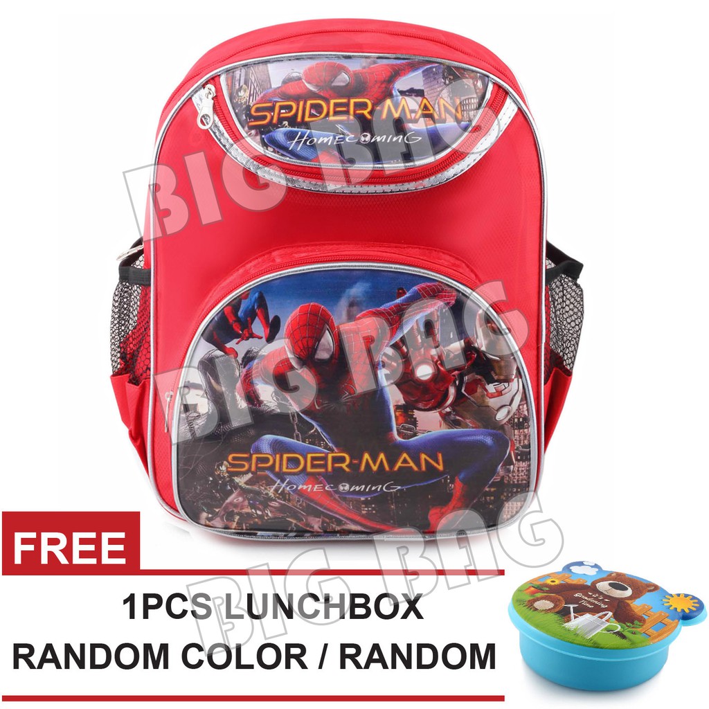 PTS -Ransel Sekolah Anak Cowo / Laki Laki Karakter - Return.RTM + FREE Lunchbox