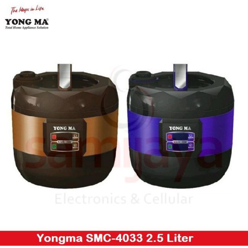 MAGIC COM YONGMA / RICE COOKER YONGMA SMC-4033 / YMC-4033 2,5 liter magicom