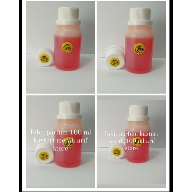 bibit parfum kasturi merah 100 ml non alkohol