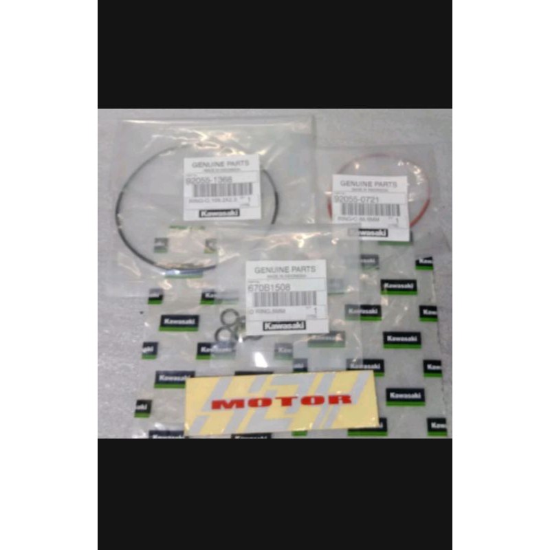 Oring head Cylinder head Kawasaki ninja 2tak Lexi B3F Xeon karbu 44d Oring tutup Filter oli Kawasaki