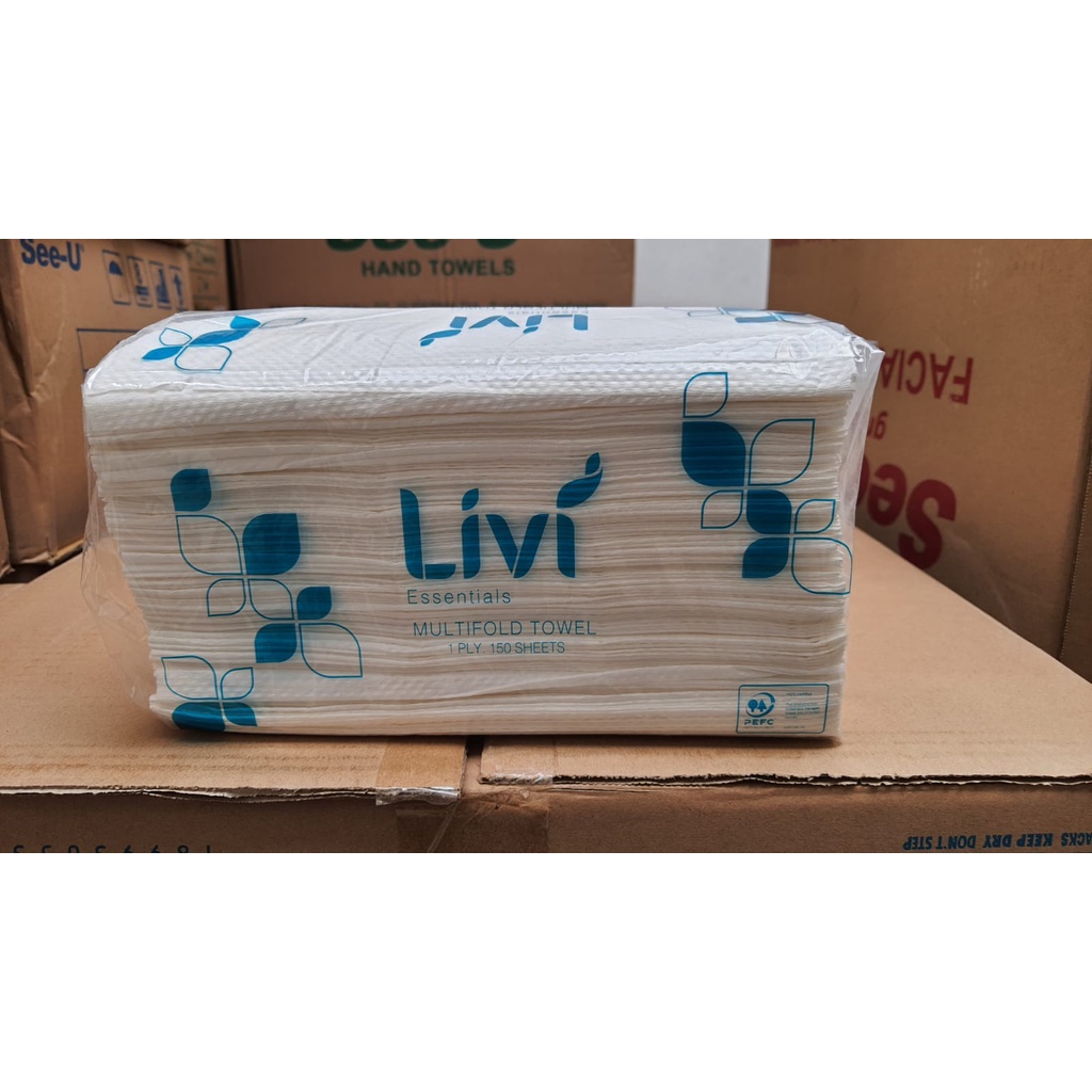 Tissue Livi Premium Hand Towel 150s