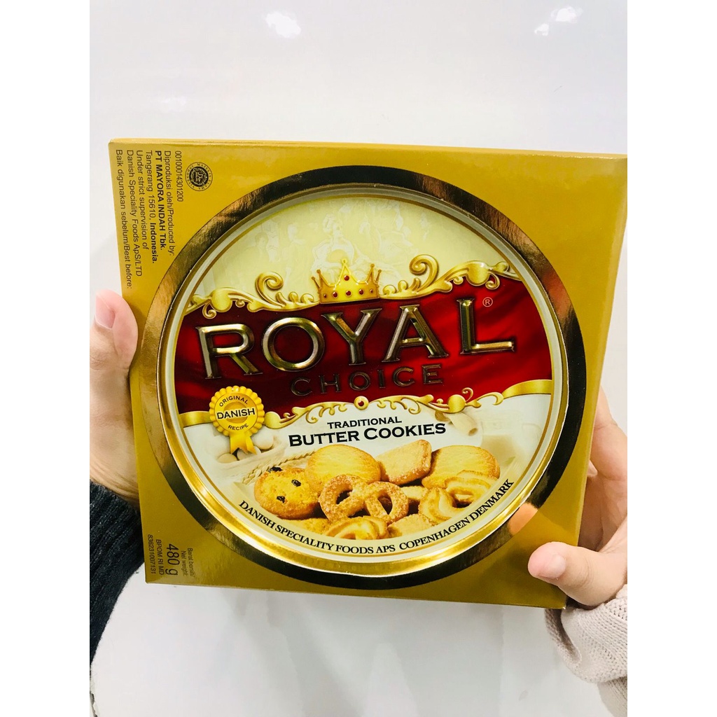 

Cookies Royal / Choice 480g / Biskuit kaleng