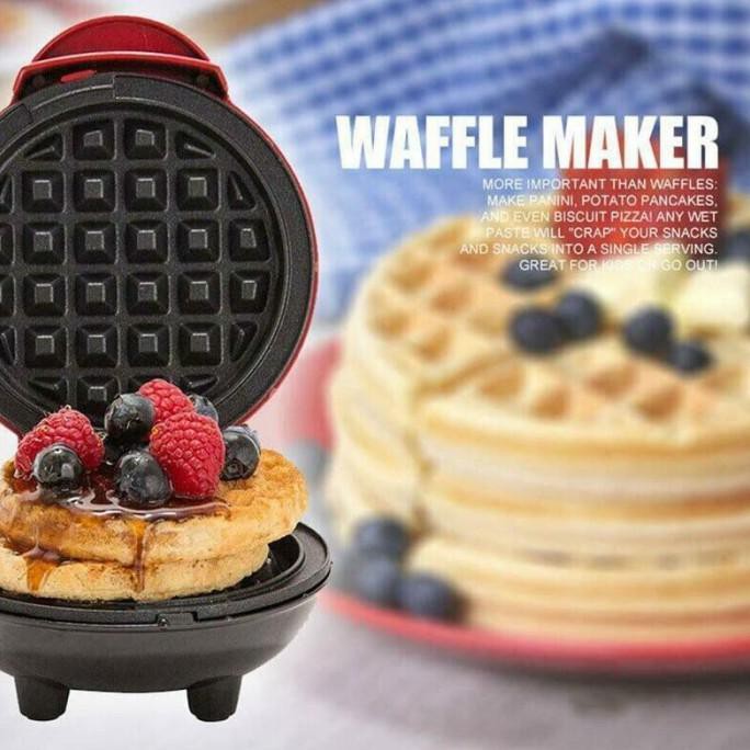CETAKAN WAFFLE MAKER MINI ELEKTRIK CETAKAN WAFEL LISTRIK