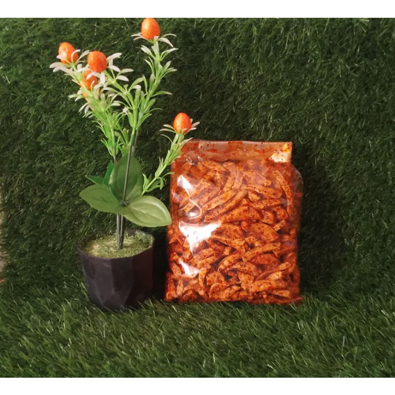 

Basreng pedas daun jeruk 250 gram / basreng original