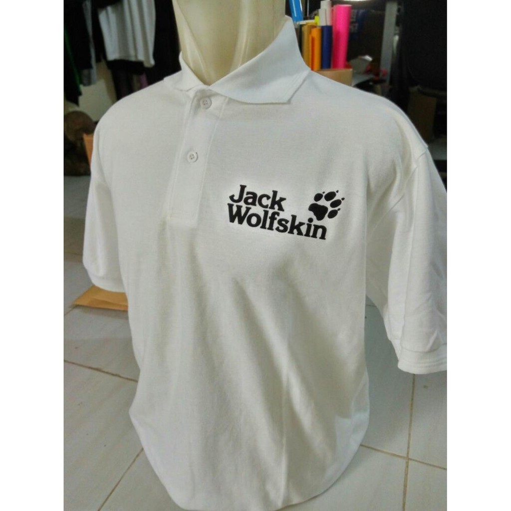 Promo polo shirt baju kaos berkerah JACK WOLFSKIN Berkualitas