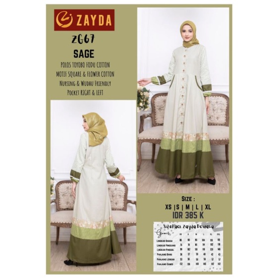 Zayda ZG67 Sage