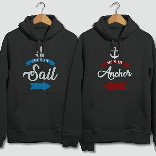 Sweater pelaut COUPLE SAIL- ANCHOR