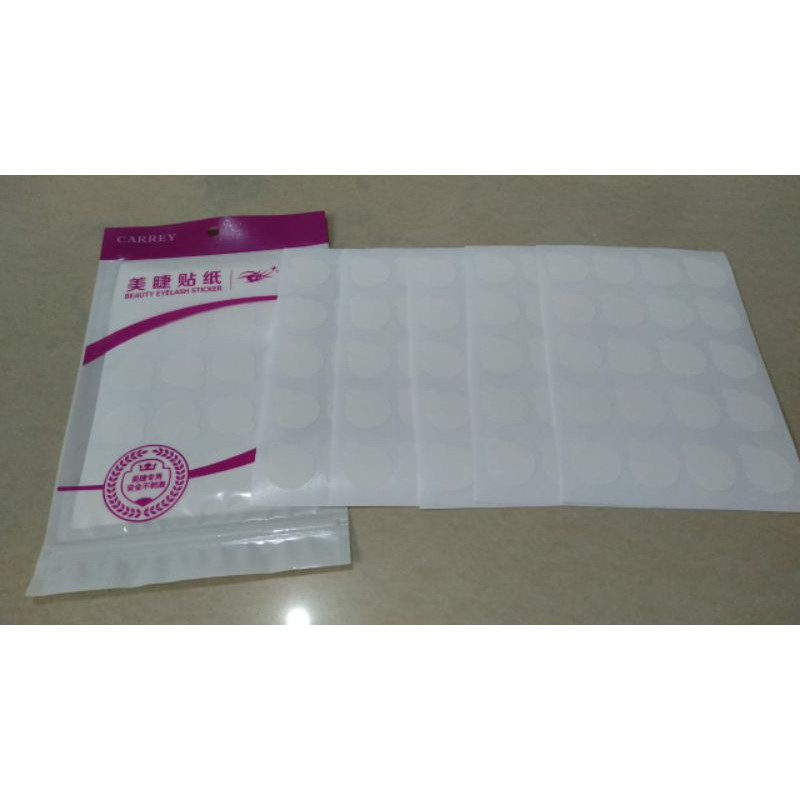 

Eyelases glue pad paper per pack tatakan lem Eyelash bahan kertas stiker