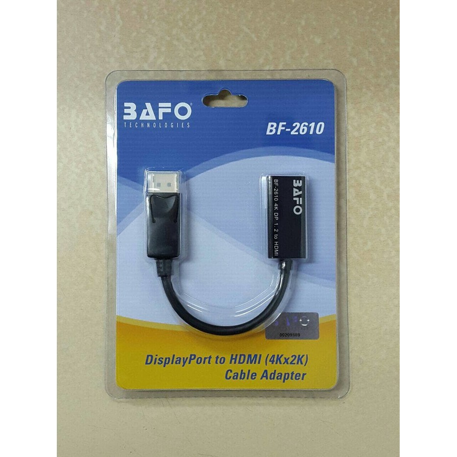 Bafo Kabel DisplayPort to HDMI BF-2610