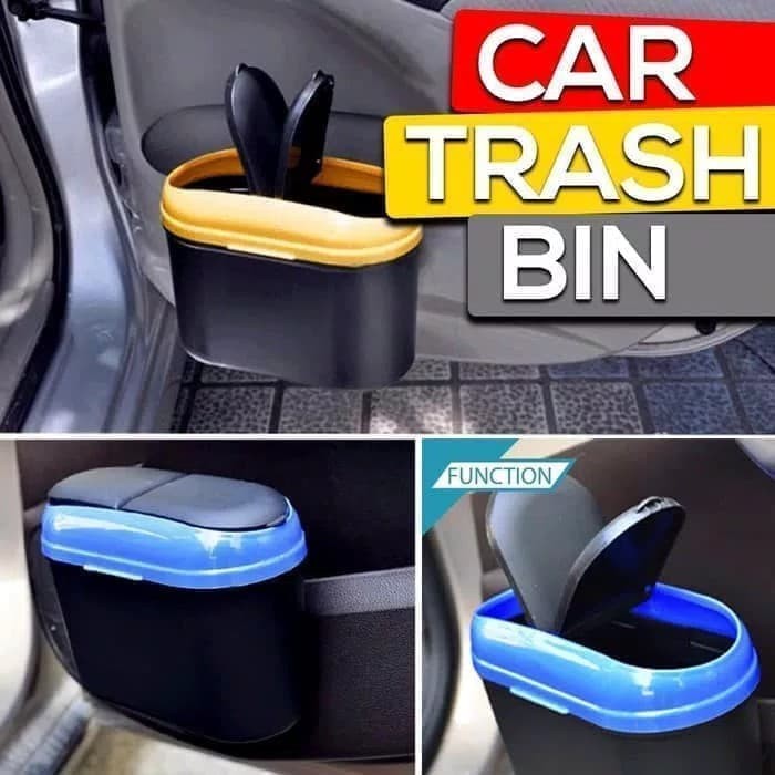 Car trash bin tempat sampah mobil samping dashboard