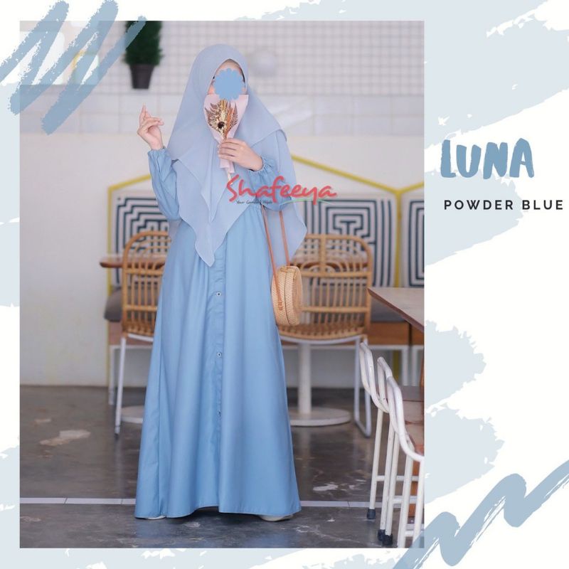 LUNA dress || by shafeeya gamis toyobo adem || busui friendly saku kanan tali pinggang