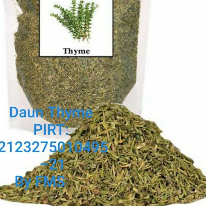 

Jual Turky - Thyme Leaves Dried 1Kg / Bubuk Daun Timi 1Kg | Bumbu Rempah